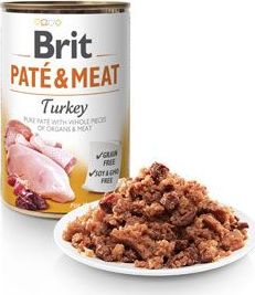 BRIT Konzerva pro psy Paté & Meat Turkey Brit, 800 g