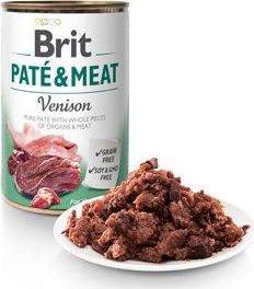BRIT Konzerva pro psy Paté & Meat Venison Brit, 800 g