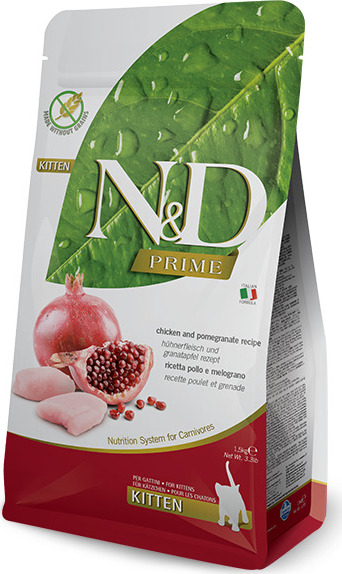 N&D (Farmina Pet Foods) N&D GF PRIME CAT KITTEN Chicken & Pomegranate 300 g