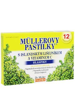 Dr.Müller Pastilky s Islandským lišejníkem Dr.Muller Pharma, 12 ks