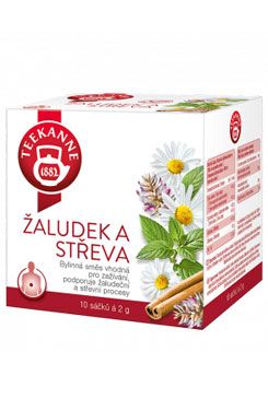 Teekanne Čaj bylinný TEEKANNE, žaludek a střeva, 20 g