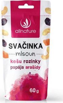 Allnature Smes Svačinka Mlsoun Allnature, 60 g