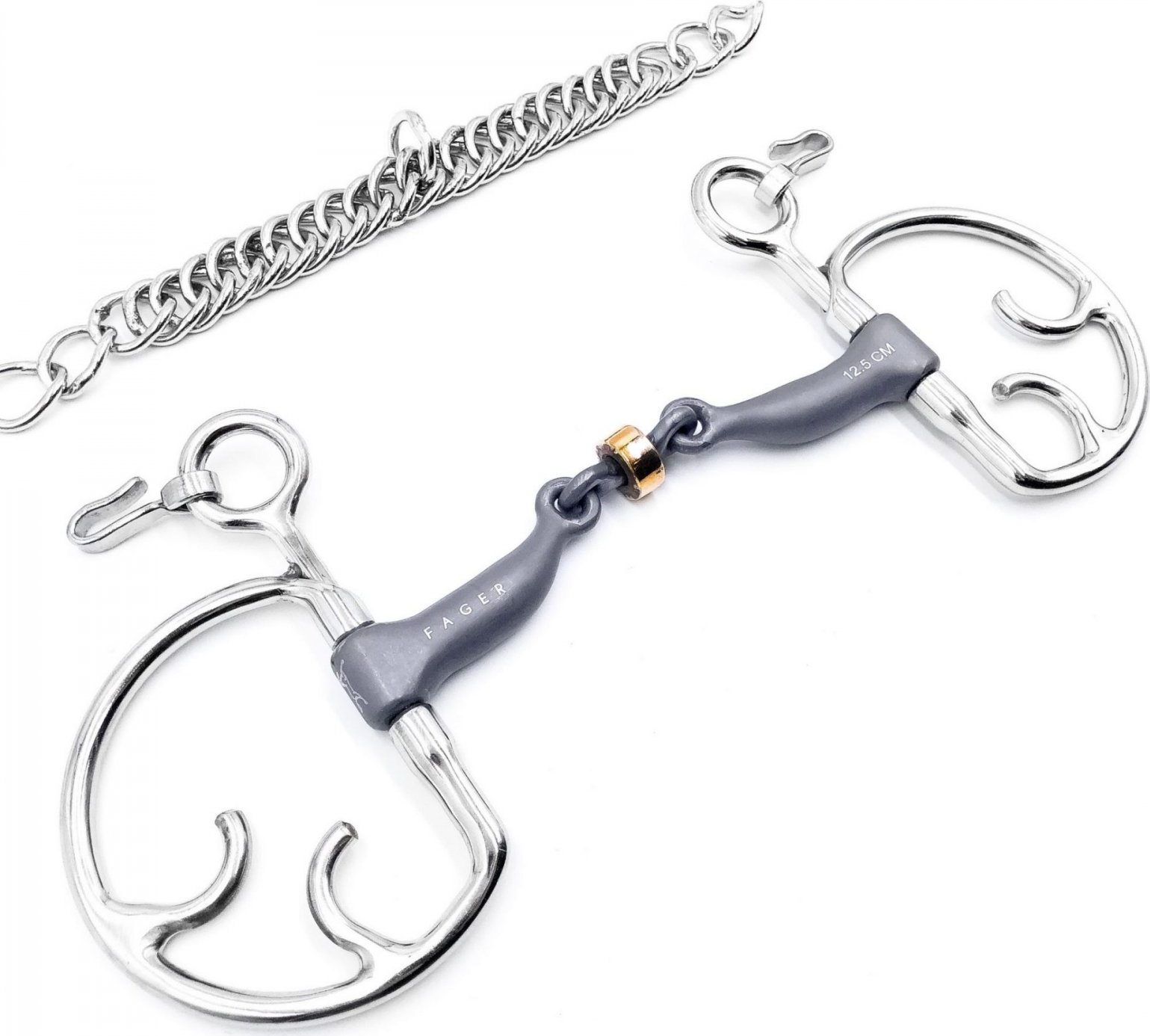 Udidlo Thiedemann dvakrát lomené Titanium Sally Fager Velikost: 13,5 cm