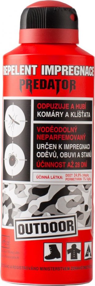 Repelentní sprej, impregnace PREDATOR OUTDOOR, 200 ml