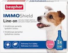 Beaphar Pipety pro psy Line-on IMMO Shield, S 3x1,5 ml