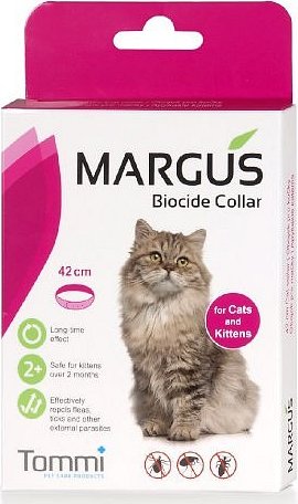 Obojek antiparazitární Margus Biocide 42 cm, kočka