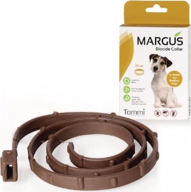 Obojek antiparazitární Margus Biocide S,M-55 cm, pes