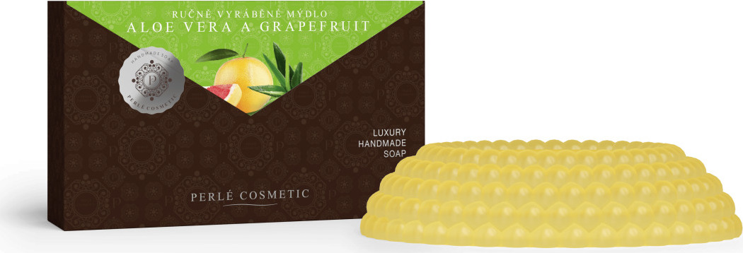 Perlé Cosmetic Mýdlo Aloe vera a grapefruit Perlé Cosmetic, 115g