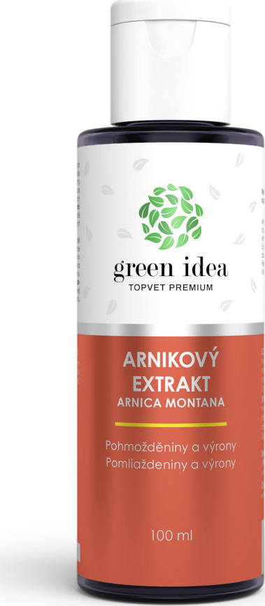 Green idea Extrakt Arnikový - Arnica montana GREEN IDEA, 100 ml