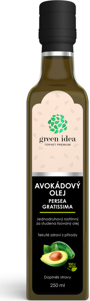 Green idea Olej avokádový GREEN IDEA, 250 ml