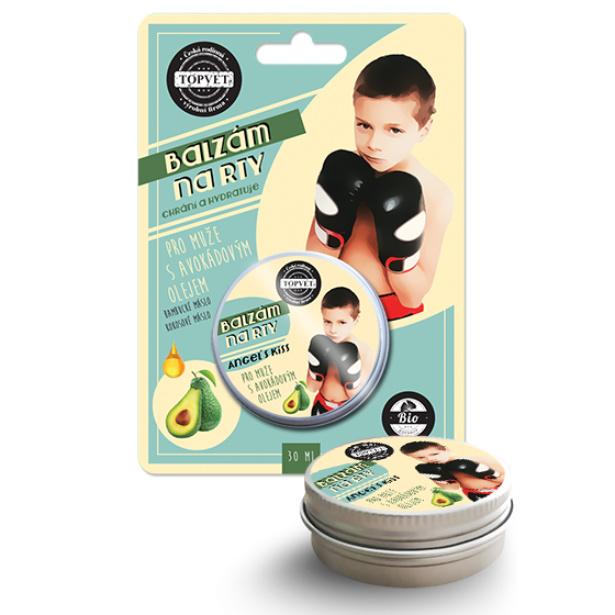 Balzám na rty - Pro muže s avokádovým olejem 30ml, TOPVET