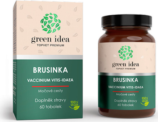 Green idea Bylinný extrakt - Brusinka obecná GREEN IDEA, 60 tbl