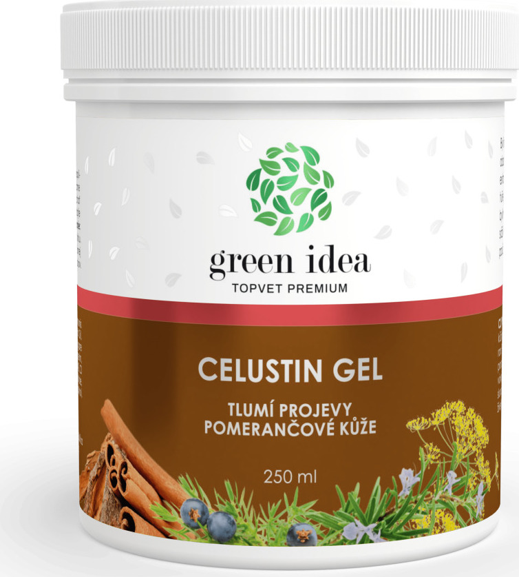 Green idea Gel celustin GREEN IDEA, masážní, 250 ml