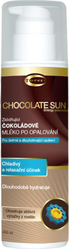 Green idea Mléko po opalování - čokoládové GREEN IDEA, 200 ml