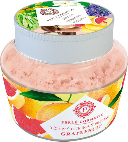 Perlé Cosmetic Cukrový peeling -grapefruit Perlé Cosmetic, 200 g