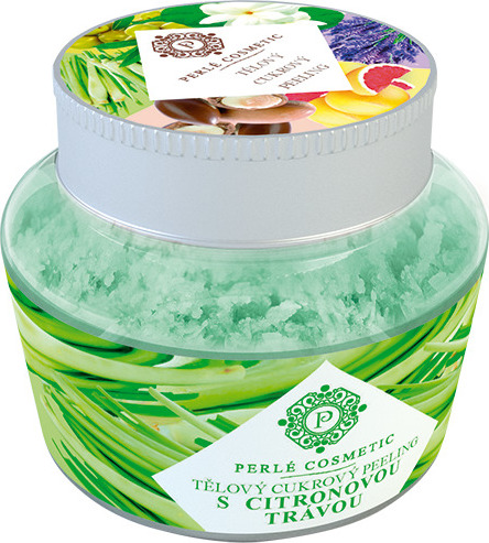 Perlé Cosmetic Cukrový peeling - S citronovou trávou Perlé Cosmetic, 200 g
