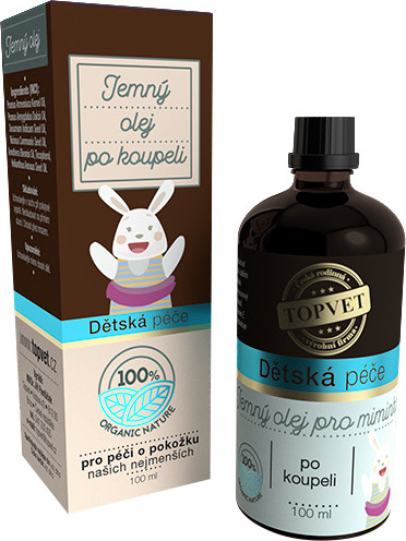 Green idea Olej po koupeli GREEN IDEA, dětský, 100 ml