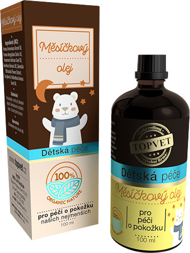 Green idea Olej Měsíčkový GREEN IDEA, dětský, 100 ml