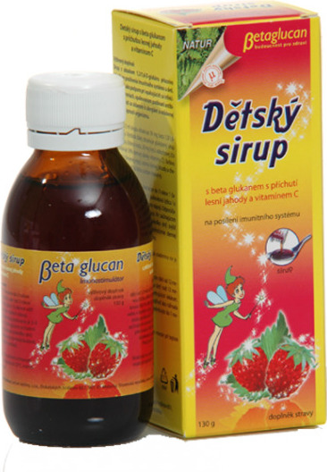 Liečive rastliny Sirup s příchutí lesní jahody a vitam.C Liečive rastliny, dětský, 130 g