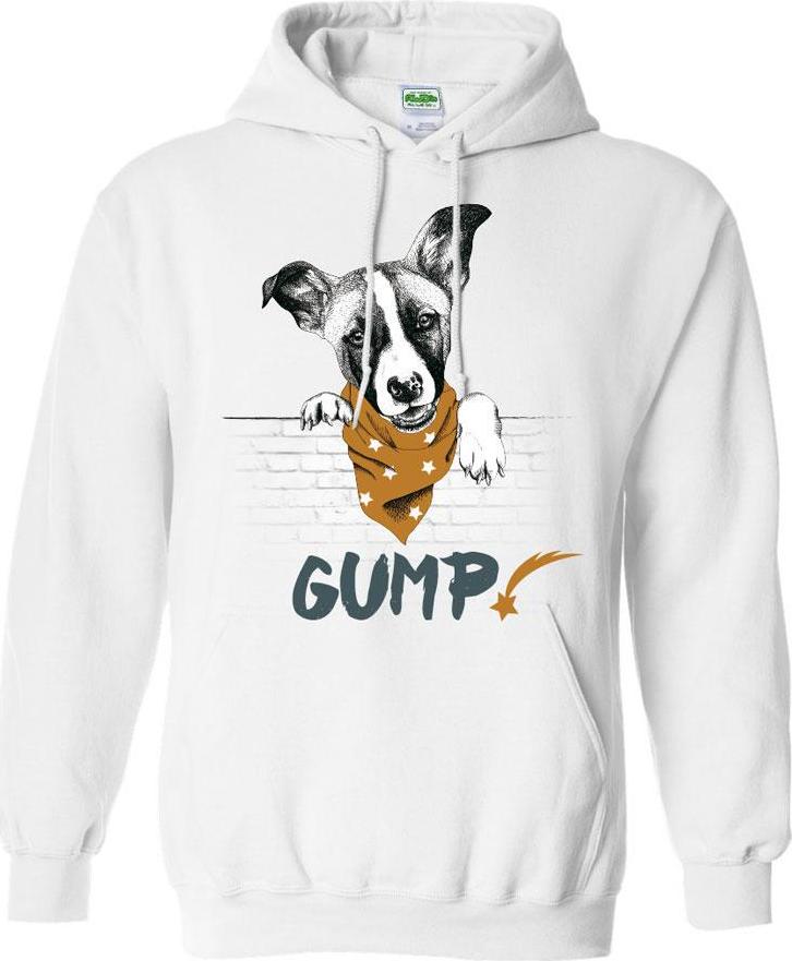 Mikina GUMP unisex L, bílá