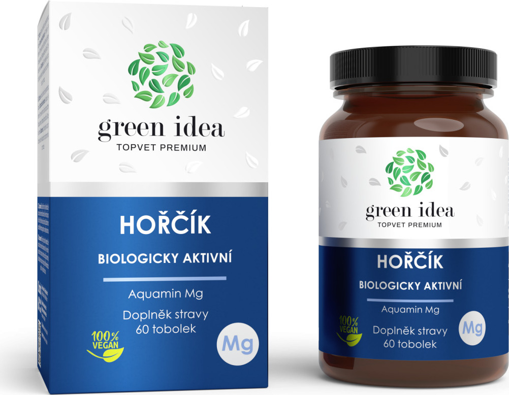 Green idea Hořčík - Aquamin GREEN IDEA, 60 tbl