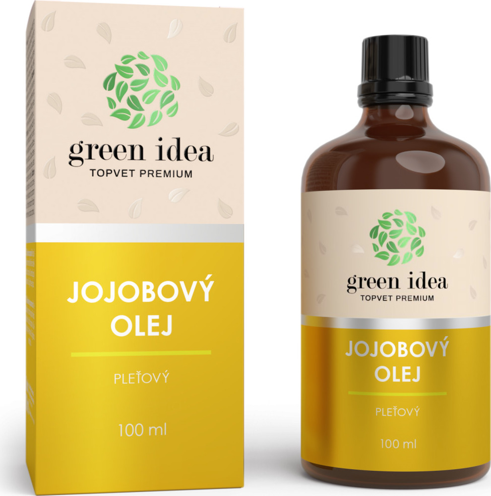 Green idea Olej na pleť a pokožku Jojobový GREEN IDEA, 100 ml