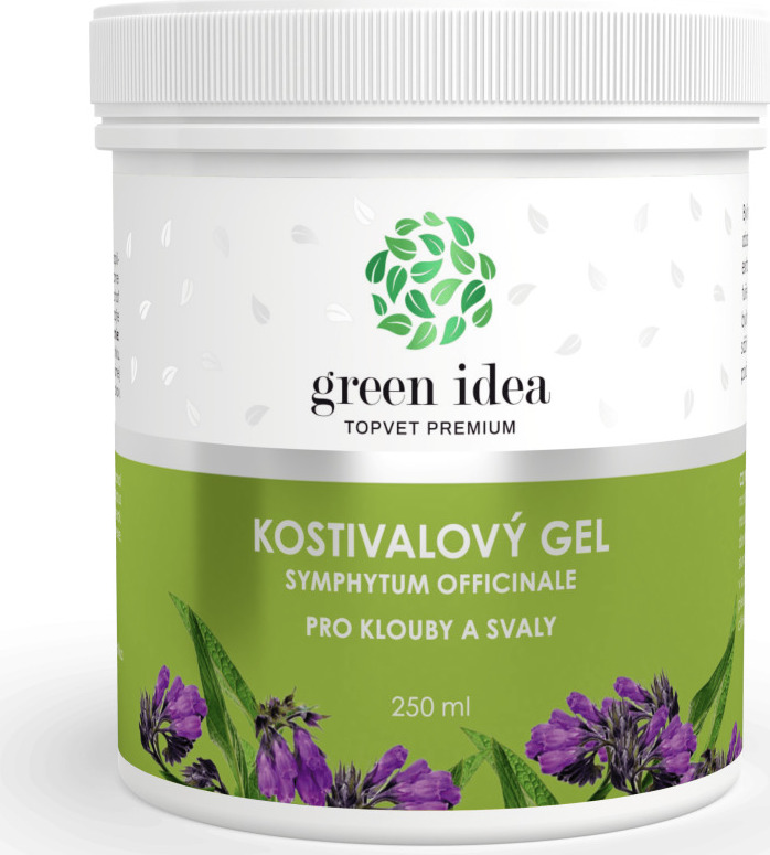 Green idea Gel kostivalový GREEN IDEA, masážní, 500 ml