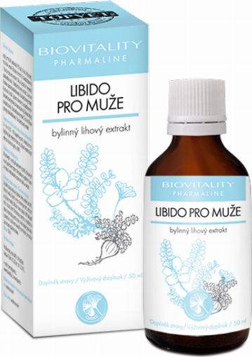 Biovitality Bylinná směs - Libido pro muže Biovitality, kapky, 50 ml