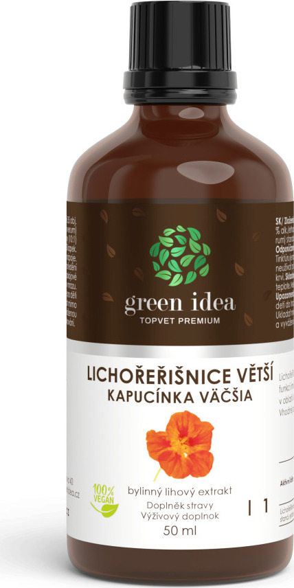 Green idea Bylinný lihový extrakt - Lichořeřišnice GREEN IDEA, 50 ml