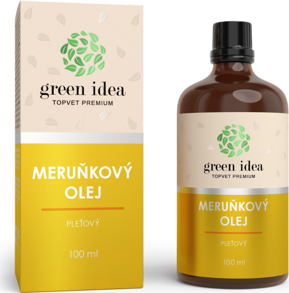 Green idea Olej na pleť a pokožku Meruňkový GREEN IDEA, 100 ml