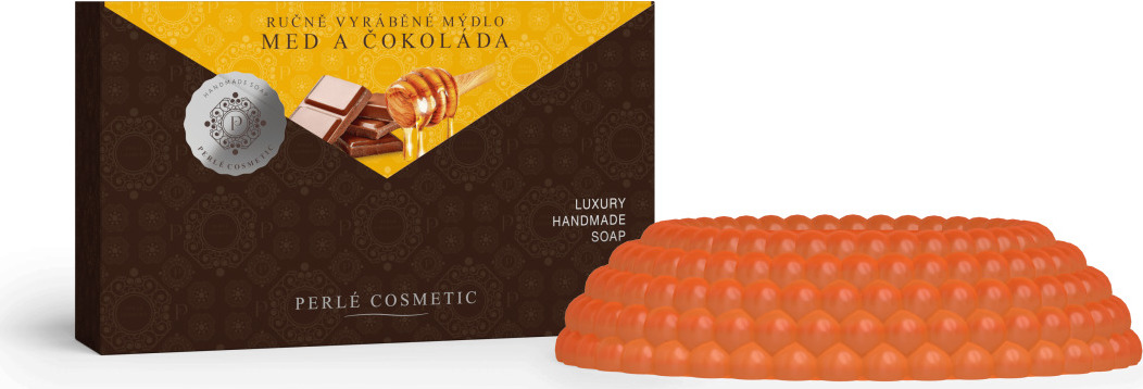 Perlé Cosmetic Mýdlo s medem a čokoládou Perlé Cosmetic, 115 g