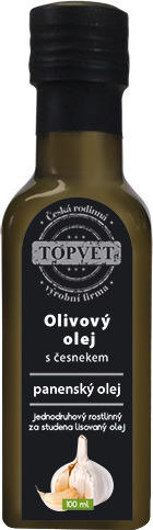 Green idea Olej olivový s česnekem GREEN IDEA, 100 ml