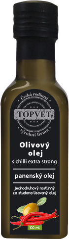 Green idea Olej olivový s chilli - extra silný GREEN IDEA, 100 ml