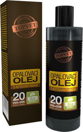 Green idea Olej na opalování s astaxanthinem GREEN IDEA, SPF20, 100 ml