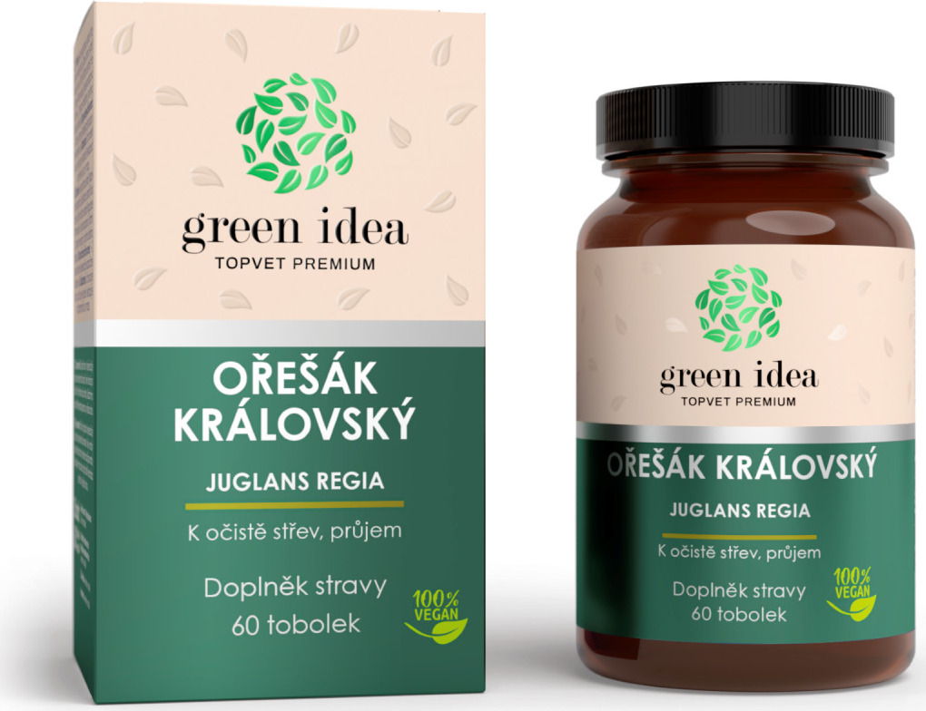 Green idea Bylinný extrakt - Ořešák královský GREEN IDEA, 60 tbl