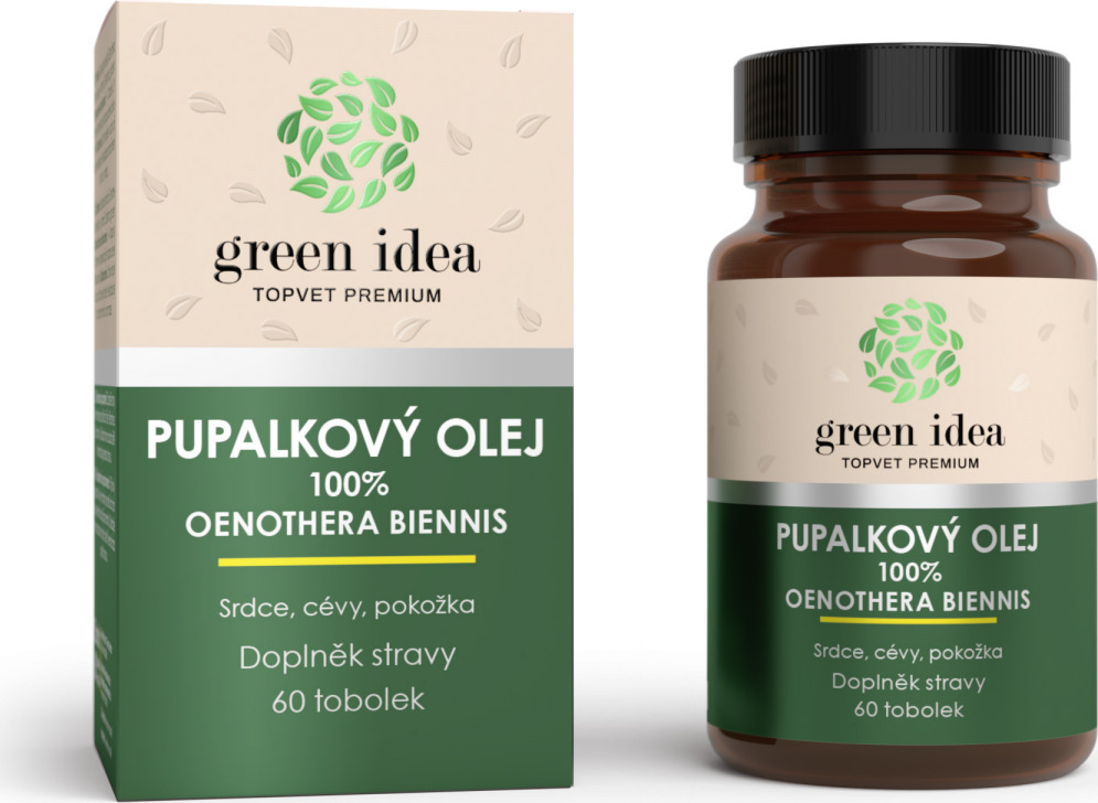 Green idea Olej Pupalkový GREEN IDEA, 60 tbl