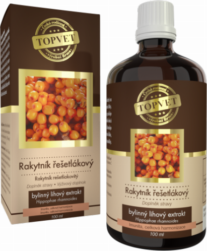 Green idea Bylinný lihový extrakt - Rakytník GREEN IDEA, 100 ml