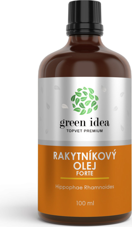 Green idea Olej bylinný - Rakytníkový forte GREEN IDEA, 100 ml
