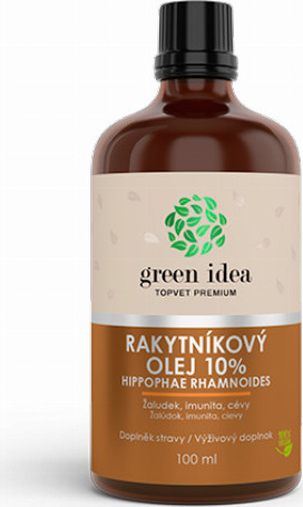 Green idea Olej rakytníkový 10% GREEN IDEA, 100 ml