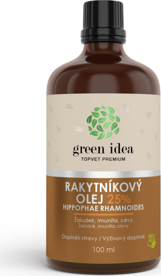 Green idea Olej rakytníkový 25% GREEN IDEA, 100 ml