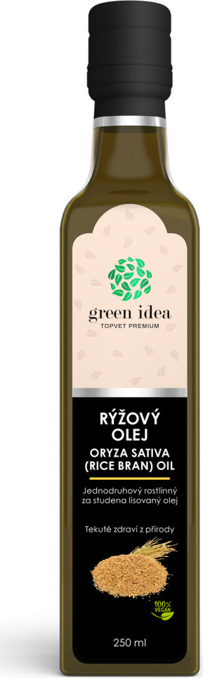 Green idea Olej rýžový GREEN IDEA, 250 ml