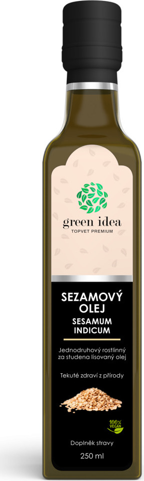 Green idea Olej sezamový GREEN IDEA, 250 ml