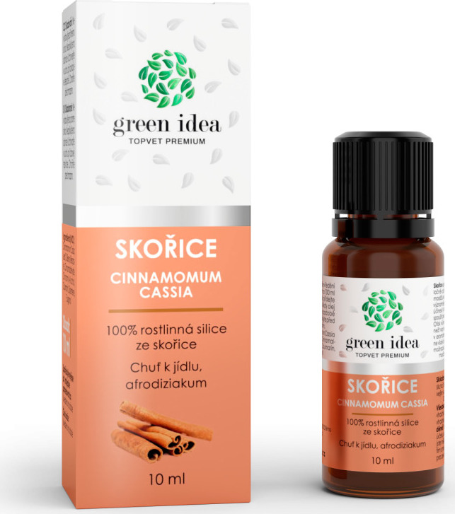 Green idea Silice 100% - Skořice GREEN IDEA, 10 ml