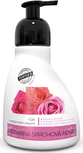 Perlé Cosmetic Pěna - Růže s arganovým olejem Perlé Cosmetic, 300 ml