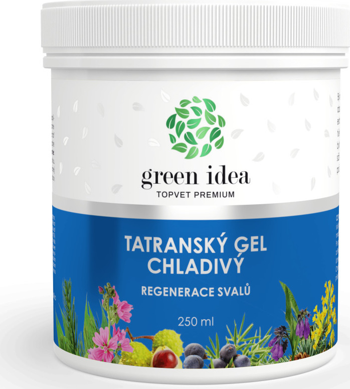 Green idea Gel tatranský GREEN IDEA, chladivý, 250 ml