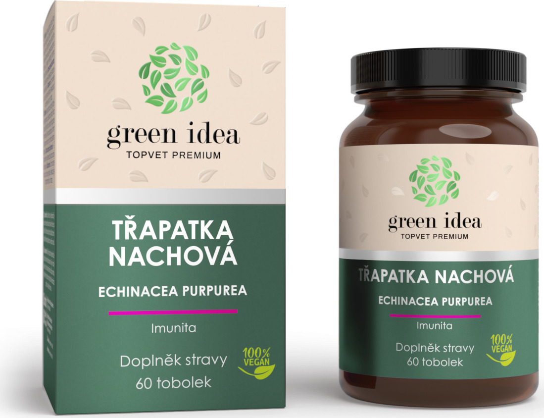 Green idea Bylinný extrakt Třapatka - Echinacea GREEN IDEA, 60 tbl