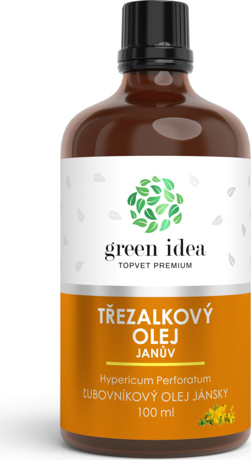 Green idea Olej bylinný - Třezalkový (Janův olej) GREEN IDEA, 100 ml