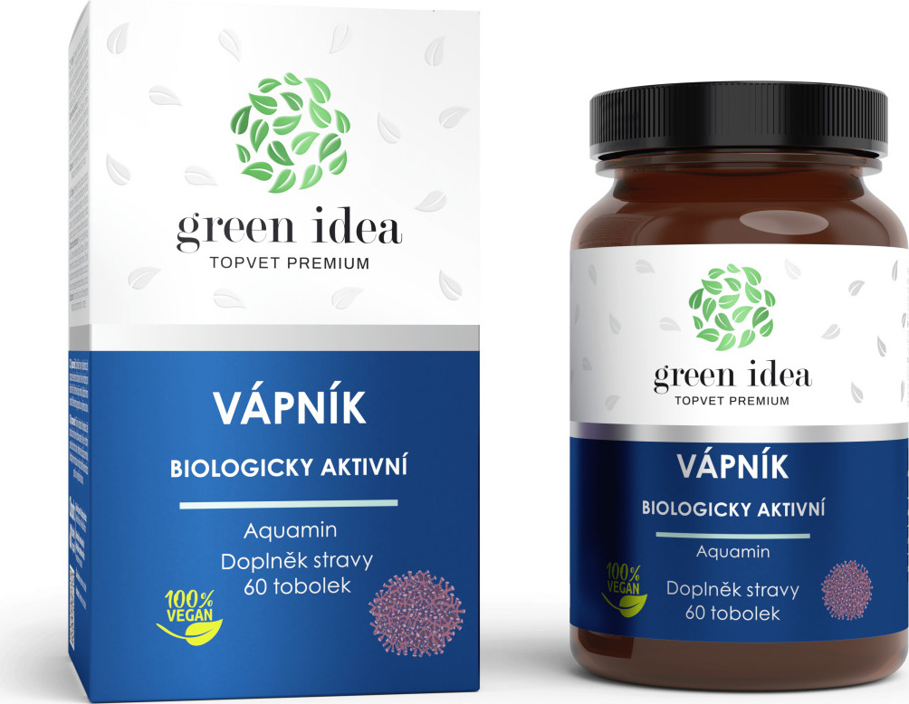 Green idea Vápník - Aquamin GREEN IDEA, 60 tbl