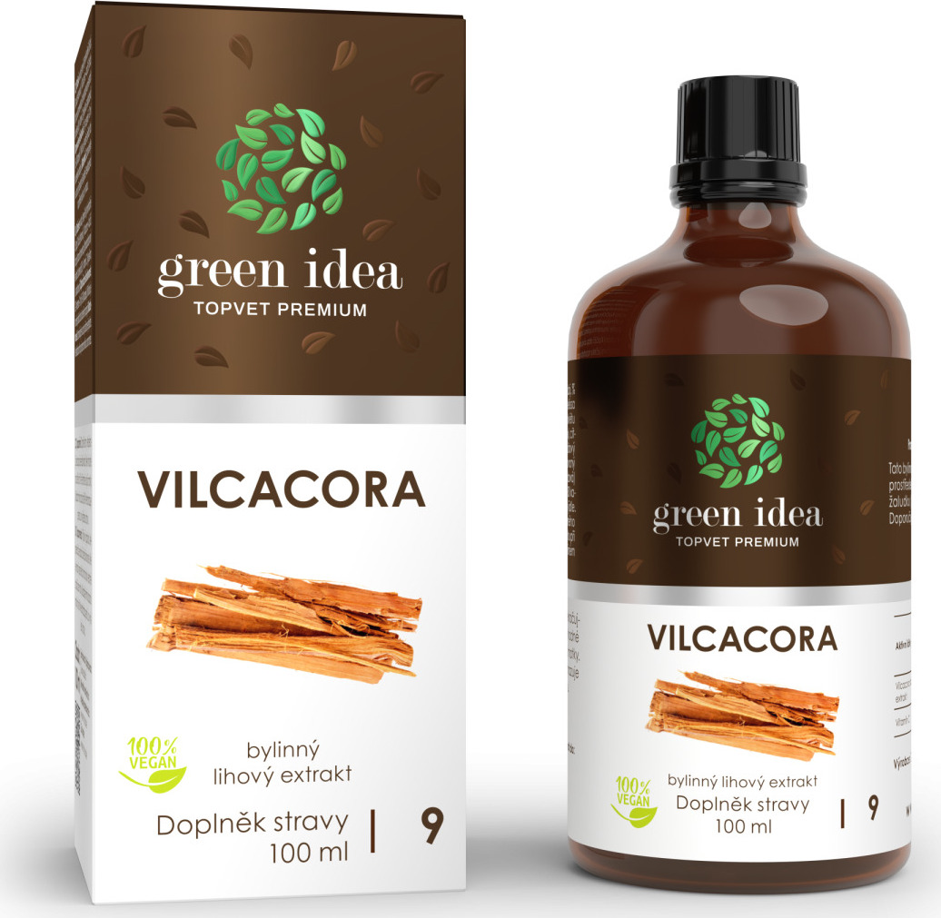Green idea Bylinný lihový extrakt - Vilcacora GREEN IDEA, 100 ml