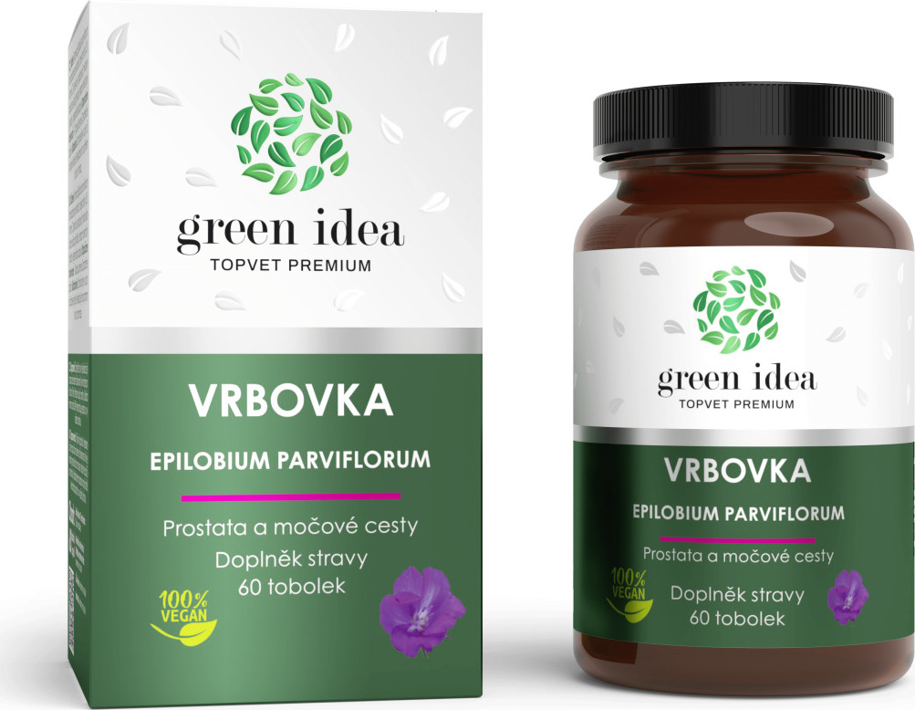 Green idea Bylinný extrakt - Vrbovka GREEN IDEA, 60 tbl